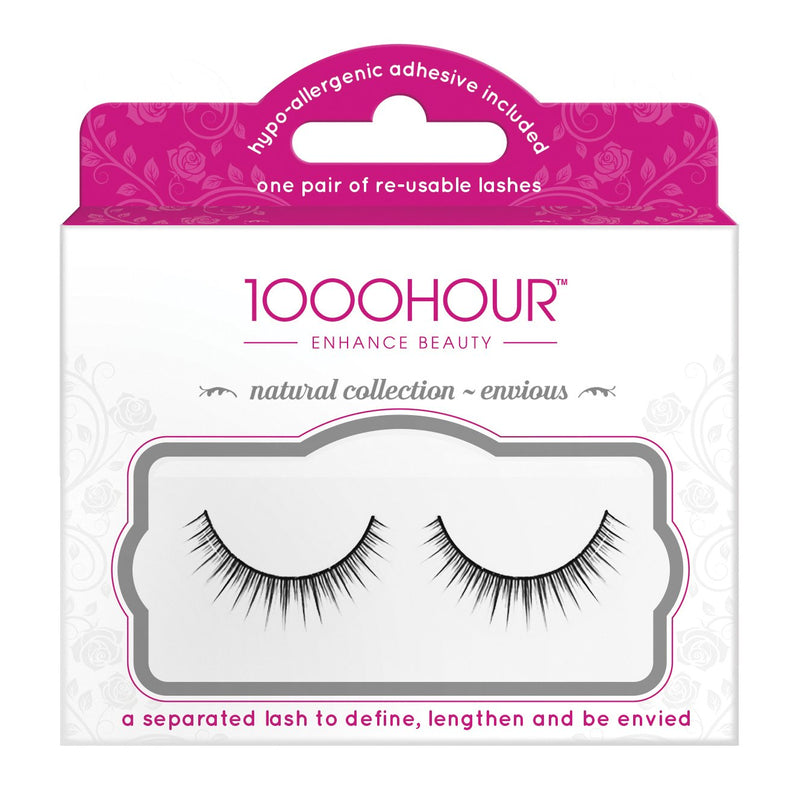 1000 Hour Natural Collection - Envious #513 Re-Useable Lashes 1 Pair