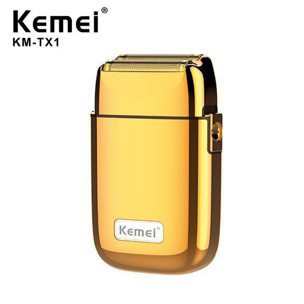 Kemei Reciprocating Electric Shaver Gold