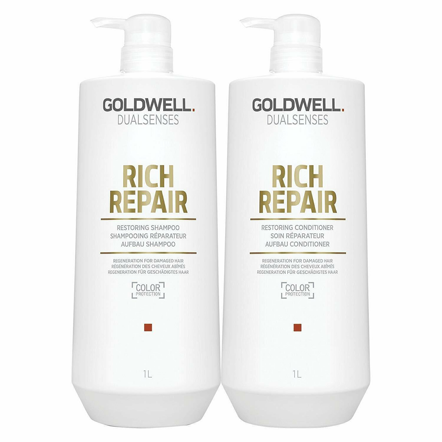 Goldwell Dualsenses Rich Repair Restoring Shampoo & Conditioner 1 Litre Duo Pack