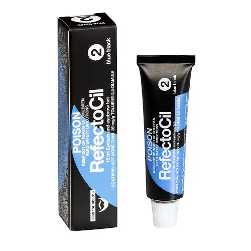 RefectoCil Eyelash Brow Tint Colour No. 2 Black Blue 15ml