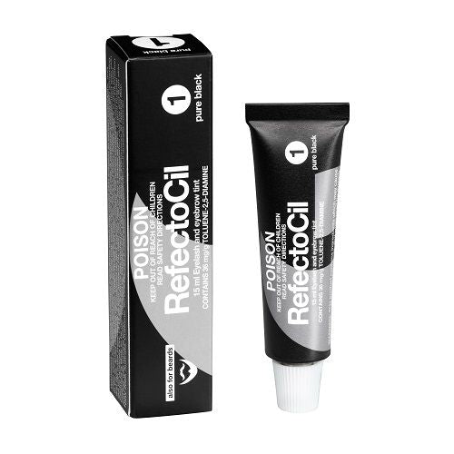 RefectoCil Eyelash Brow Tint Colour No. 1 Pure Black 15ml