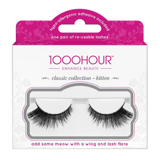 1000 Hour Classic Collection - Kitten Re-Useable Lashes 1 Pair #554