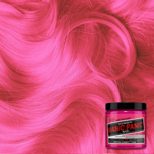 Manic Panic Cotton Candy 118ml High Voltage Classic Cream Formula Hair Color