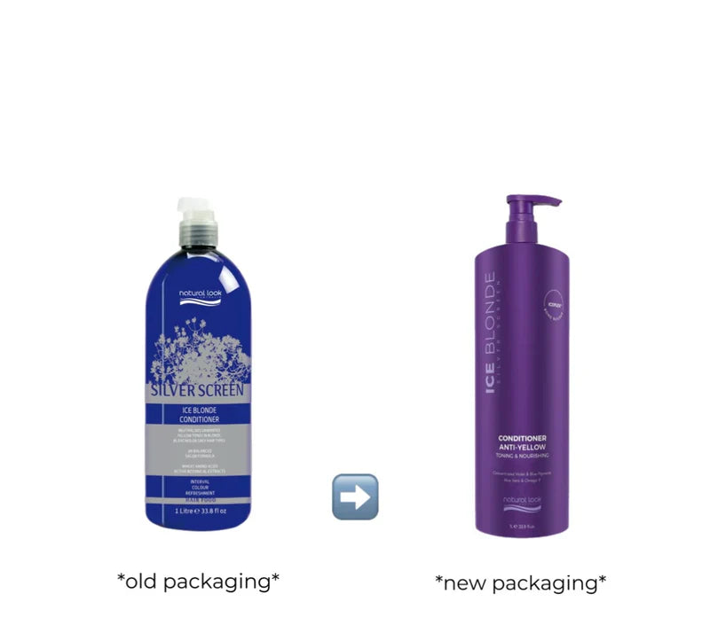 Natural Look  Silver Screen Ice Blonde Shampoo 1L