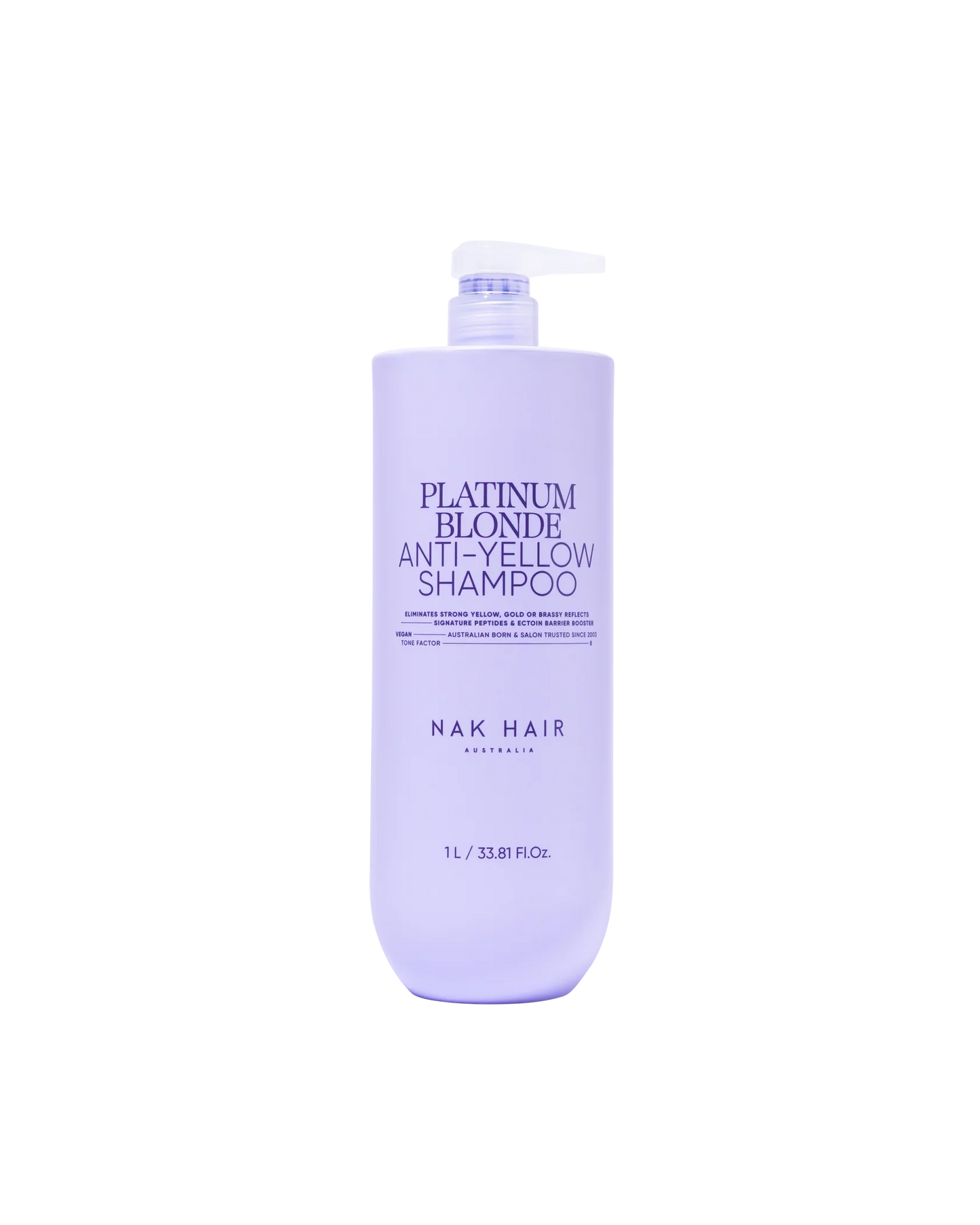 NAK Signature Platinum Blonde Anti-Yellow Treatment 60 Second Repair 1L