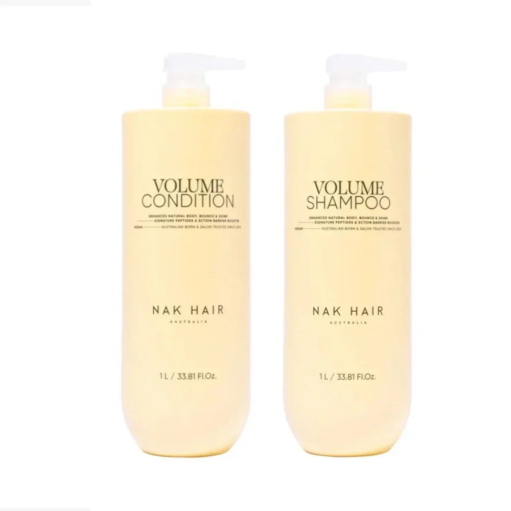 NAK Signature Volume Shampoo and Conditioner 1L Duo