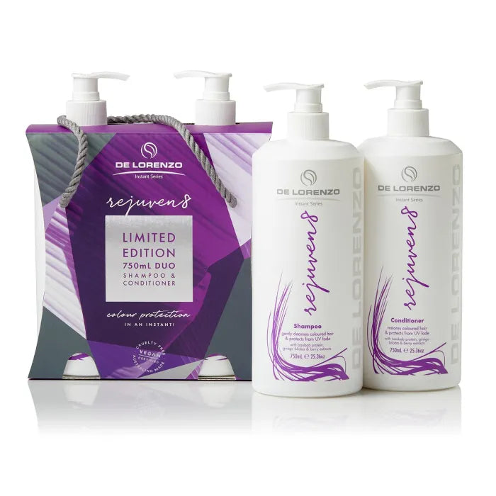 De Lorenzo Rejuven8 Shampoo and Conditioner 750ml Duo Pack