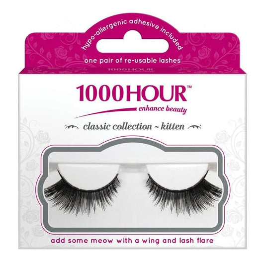 1000 Hour Classic Collection Lashes - Kitten Black #554