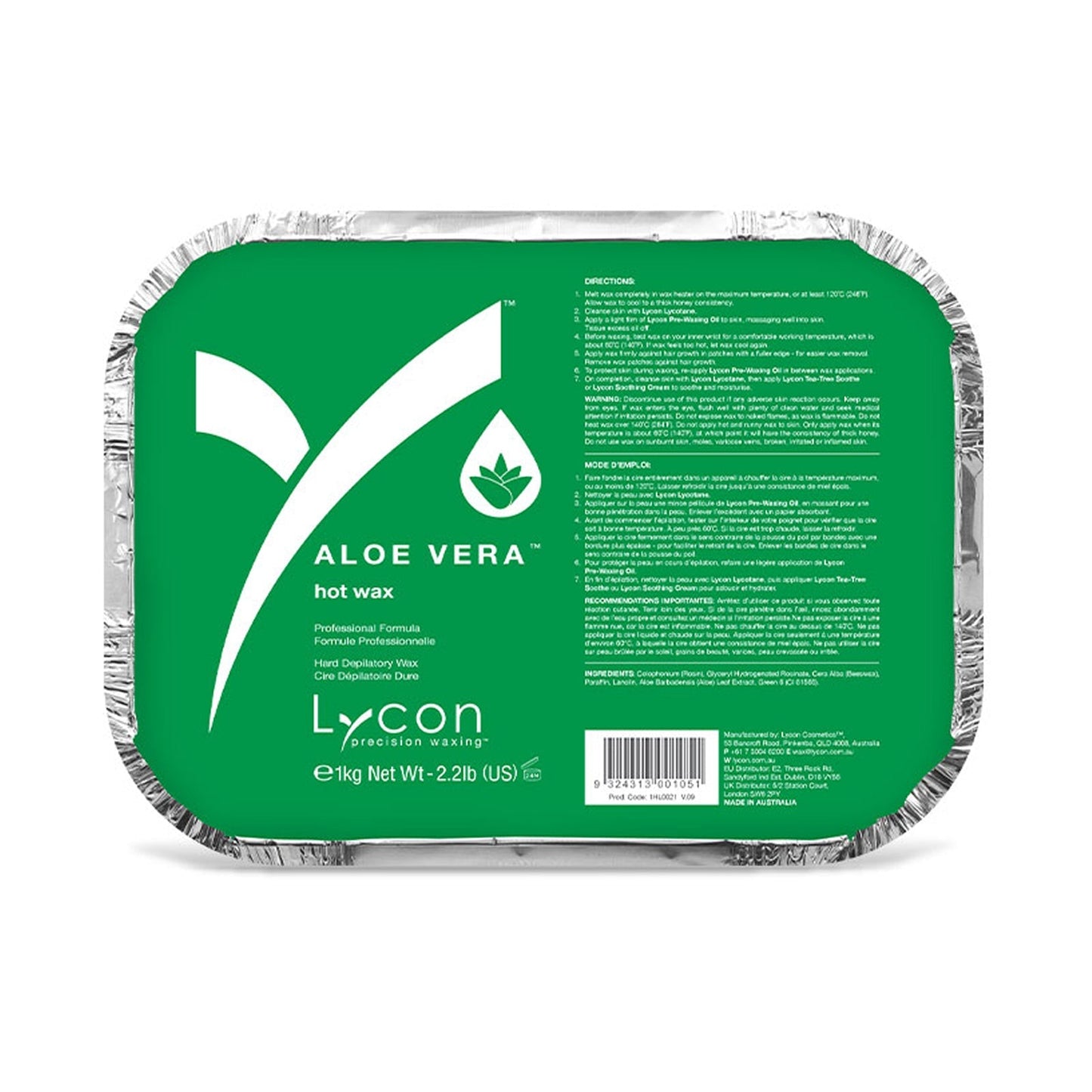 Lycon Aloe Vera Hot Wax 1kg