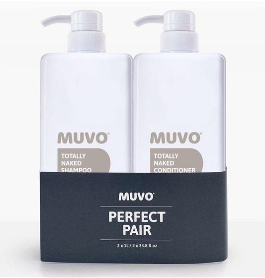 Muvo Totally Naked Shampoo and Conditioner 1L Duo