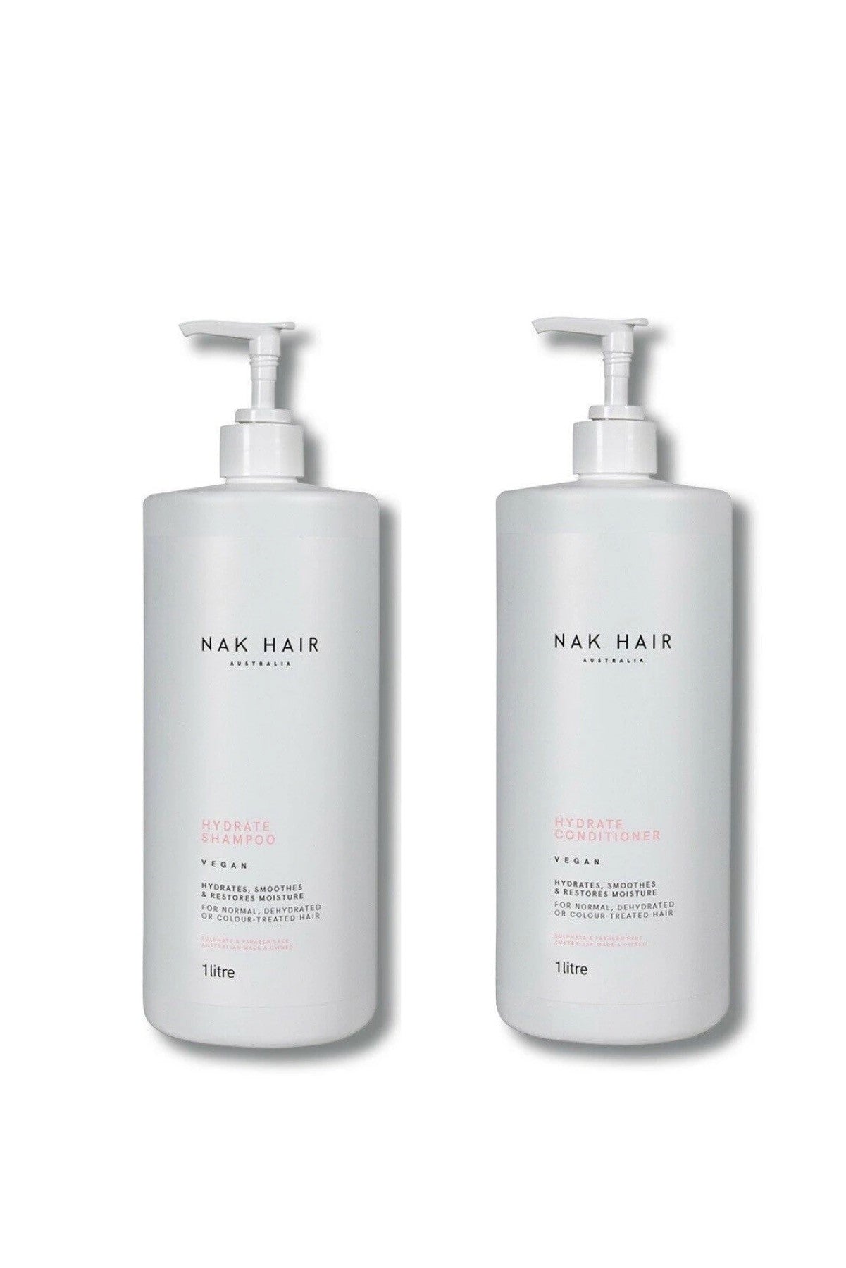 NAK Signature Hydrate Shampoo & Conditioner 1L Duo