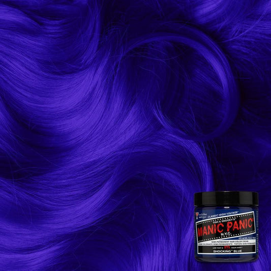 Manic Panic Shocking Blue 118ml High Voltage Classic Cream Formula Hair Color