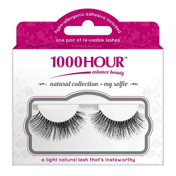 1000 Hour Natural Collection Lashes - My Selfie Black #551